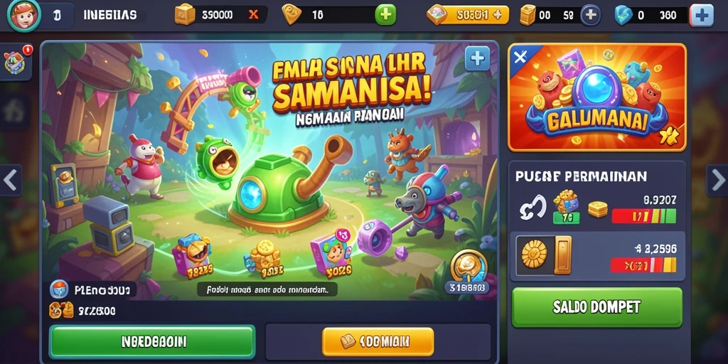 Bonus menarik untuk setiap permainan yang dimainkan.