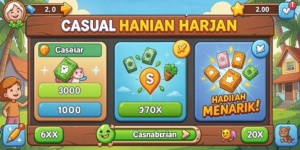 Grafis yang menarik membuat pengalaman bermain semakin memuaskan.